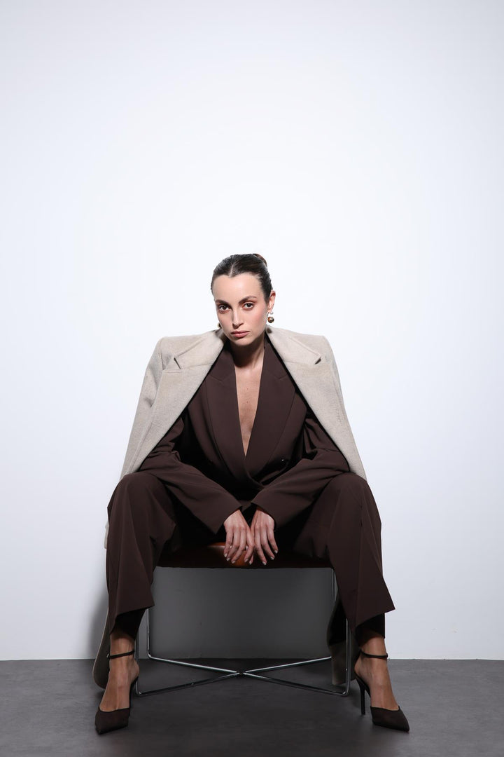 ANT Antioch Lord Wool Blend Double-Breasted Women's Coat - Ravensburg