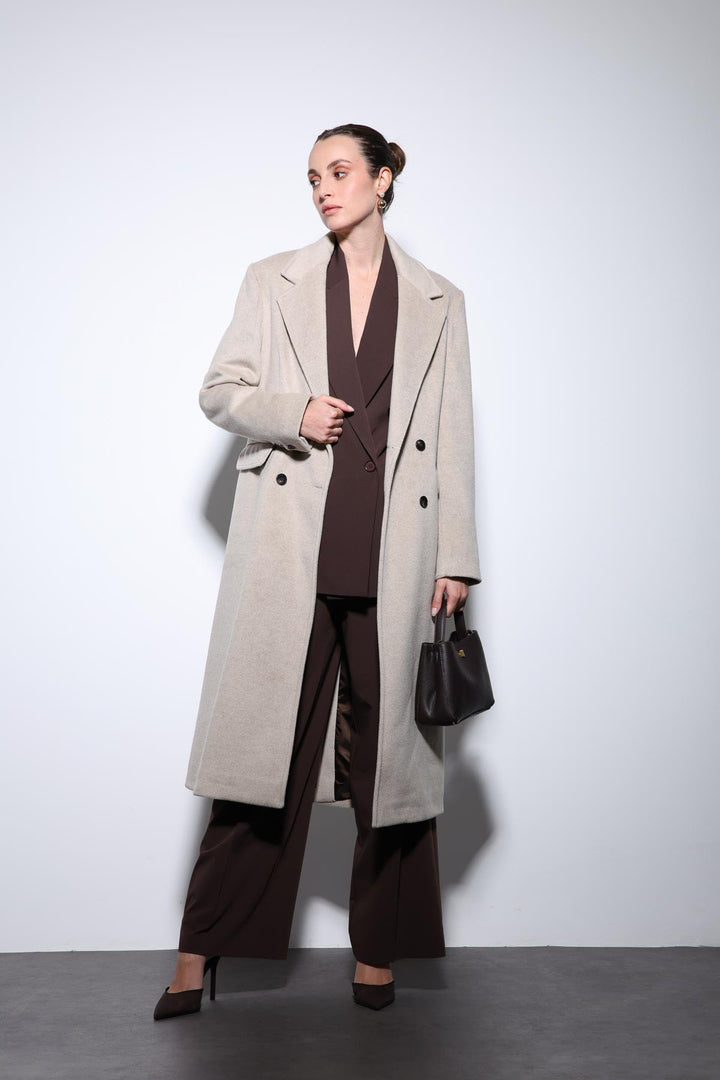 ANT Antioch Lord Wool Blend Double-Breasted Women's Coat - Ravensburg