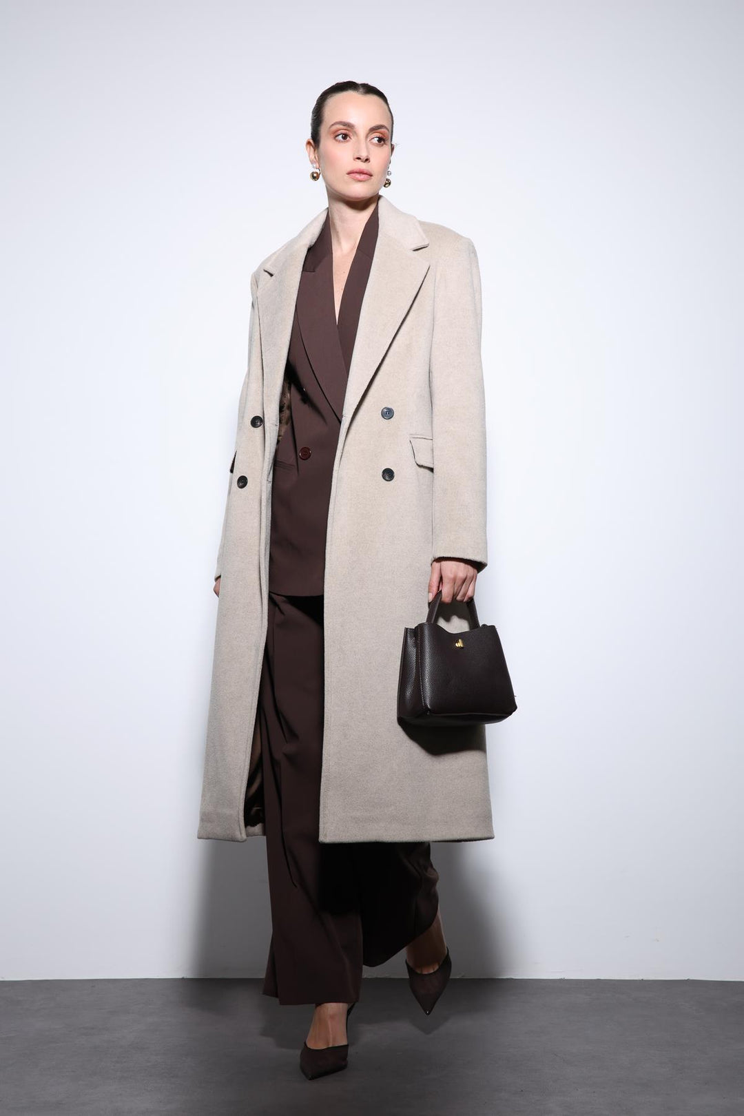 ANT Antioch Lord Wool Blend Double-Breasted Women's Coat - Ravensburg