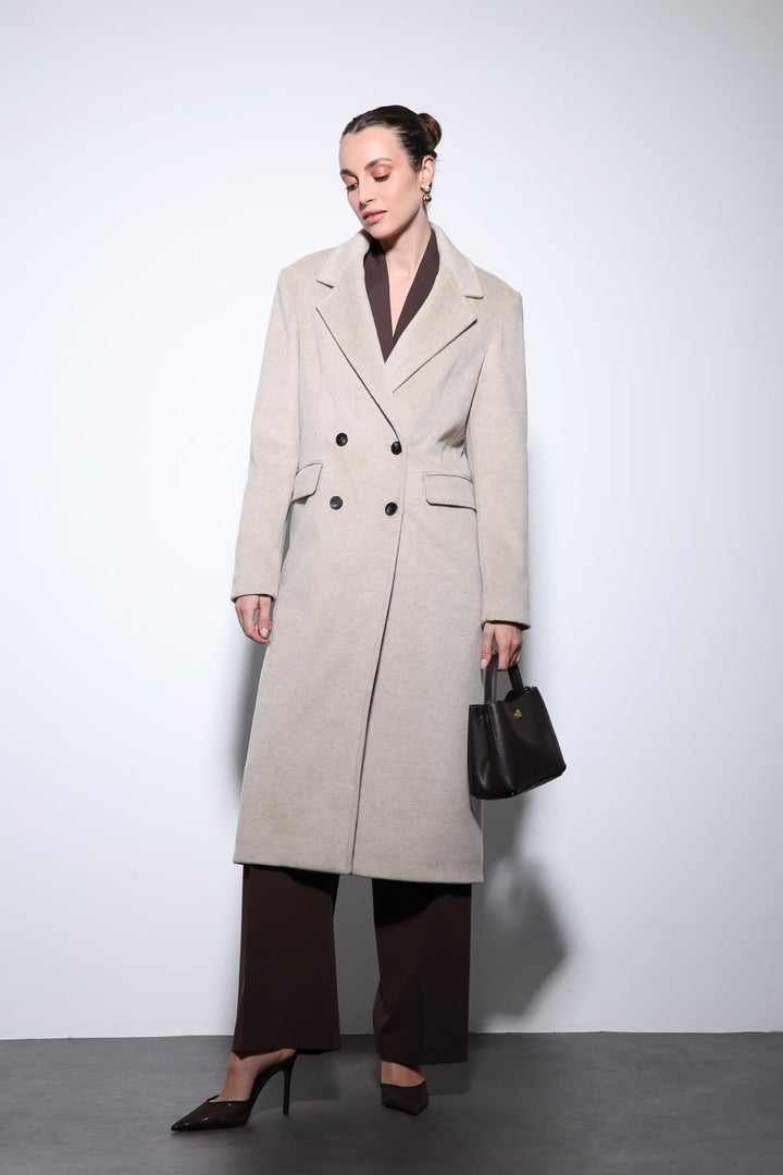 ANT Antioch Lord Wool Blend Double-Breasted Women's Coat - Ravensburg