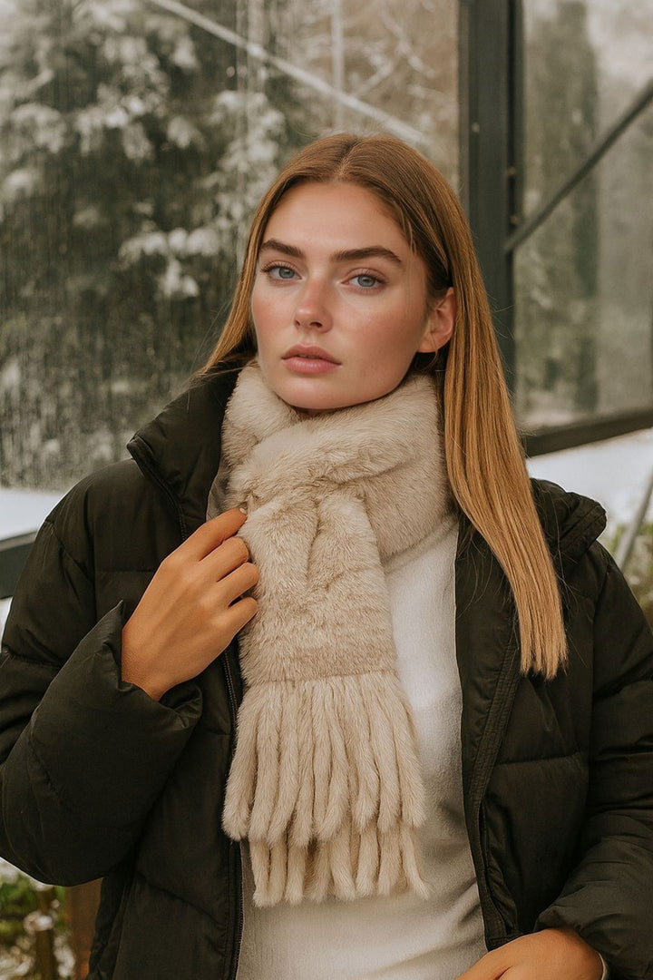 Bej1 Must-Have Plush Scarf Neck Warmer BCNSV-25WT1018 - Washington