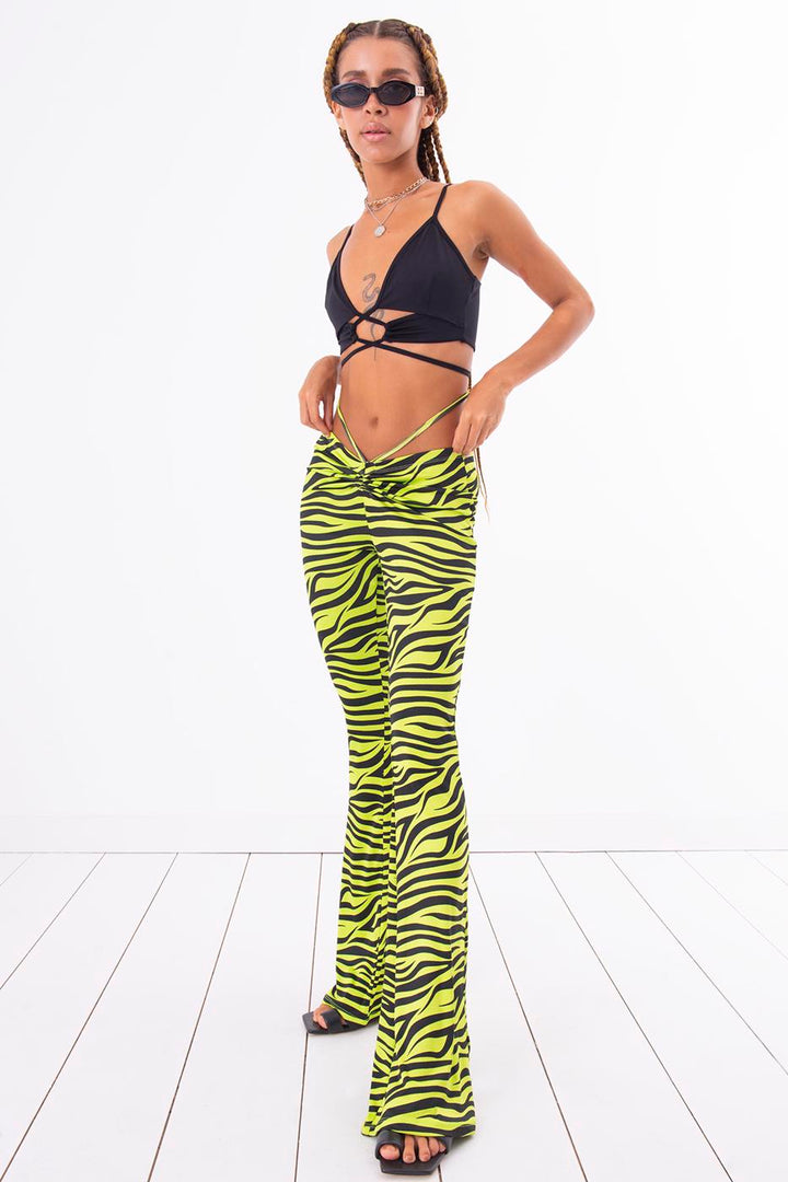 BSL Women Tie Waist Pants - Plasencia