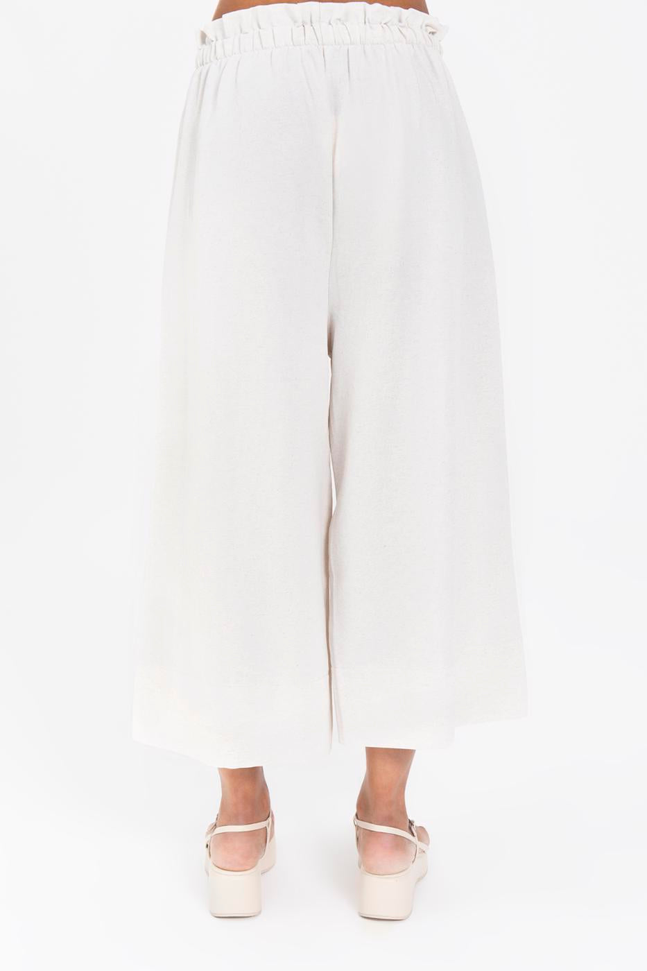 BSL Women Elastic Waist Band Wide Leg Pants - Etten-Leur