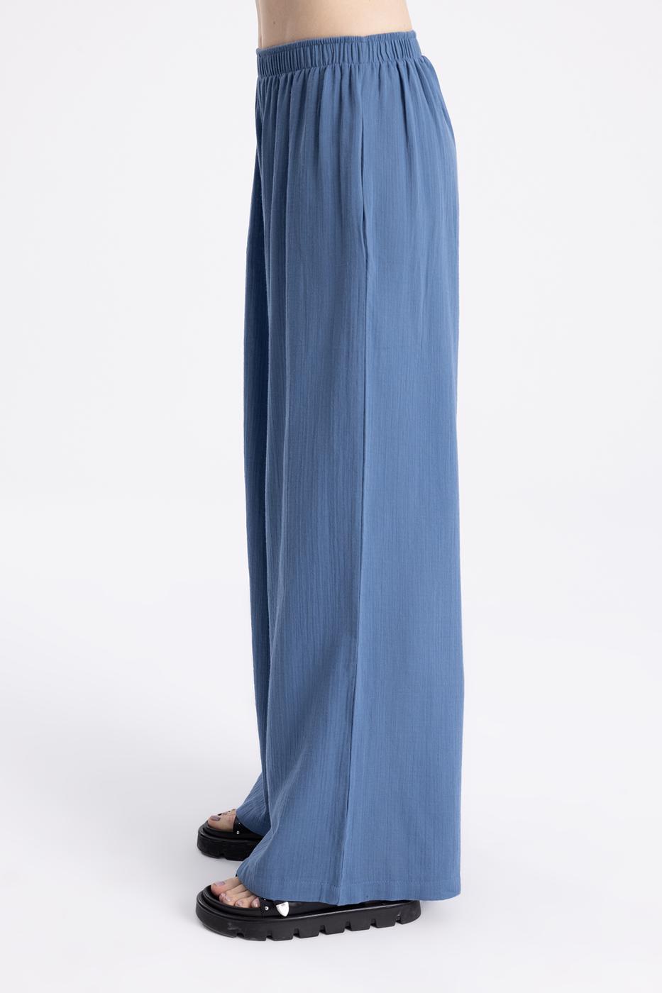 BSL Women Waist Banded Wide Leg Pants - Pomigliano d’Arco