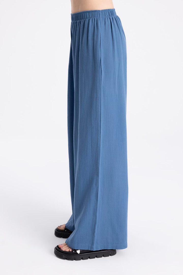 BSL Women Waist Banded Wide Leg Pants - Pomigliano d’Arco