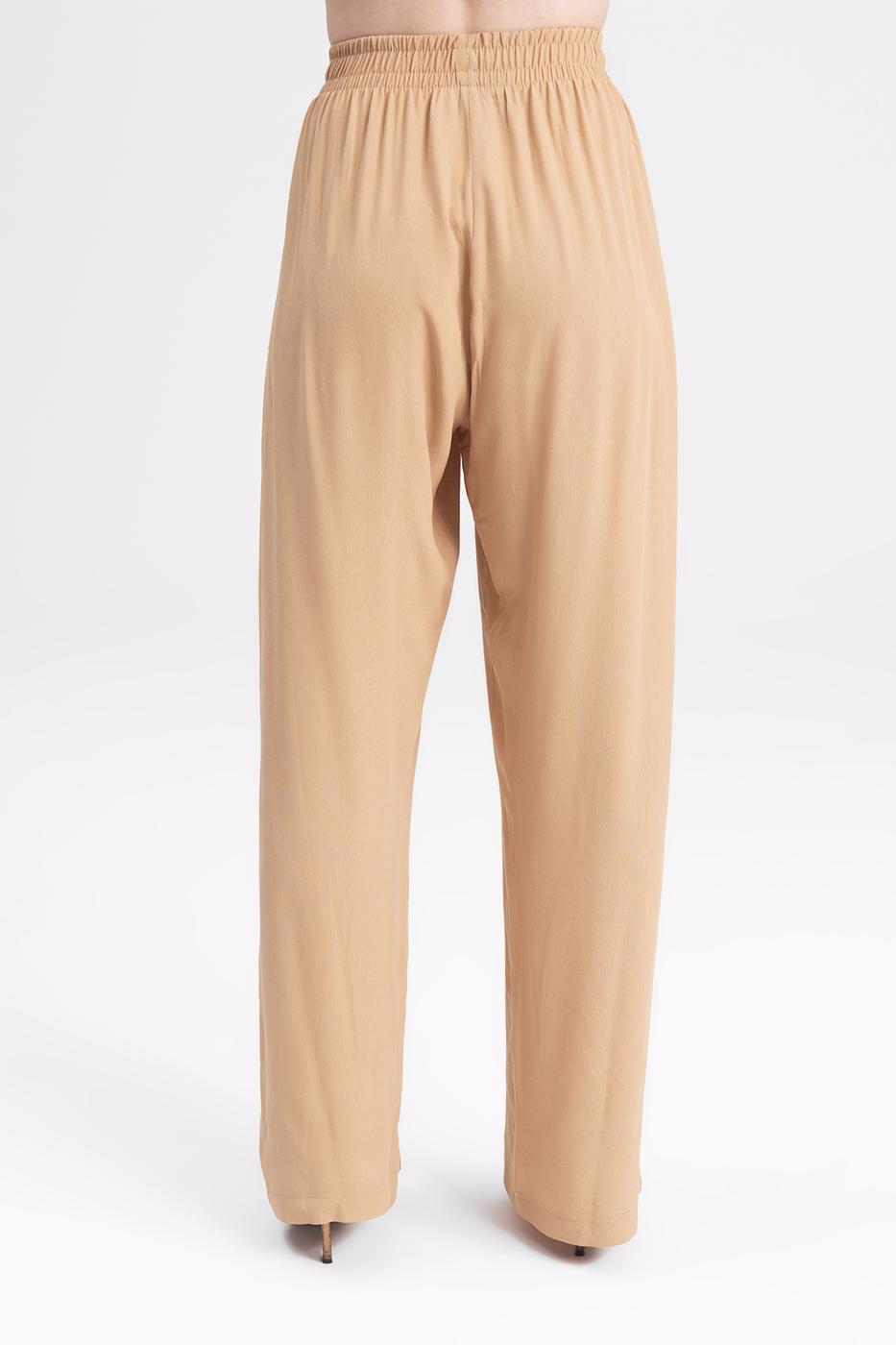 BSL Women Elastic Waist Band Baggy Pants - Roanoke