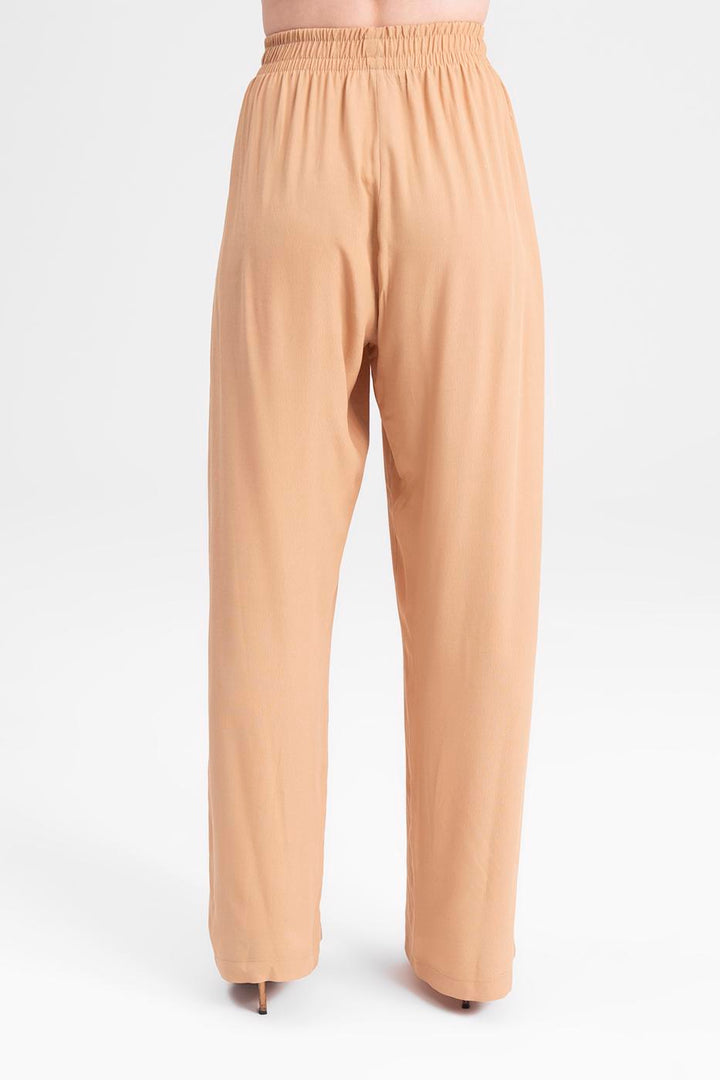 BSL Women Elastic Waist Band Baggy Pants - Roanoke