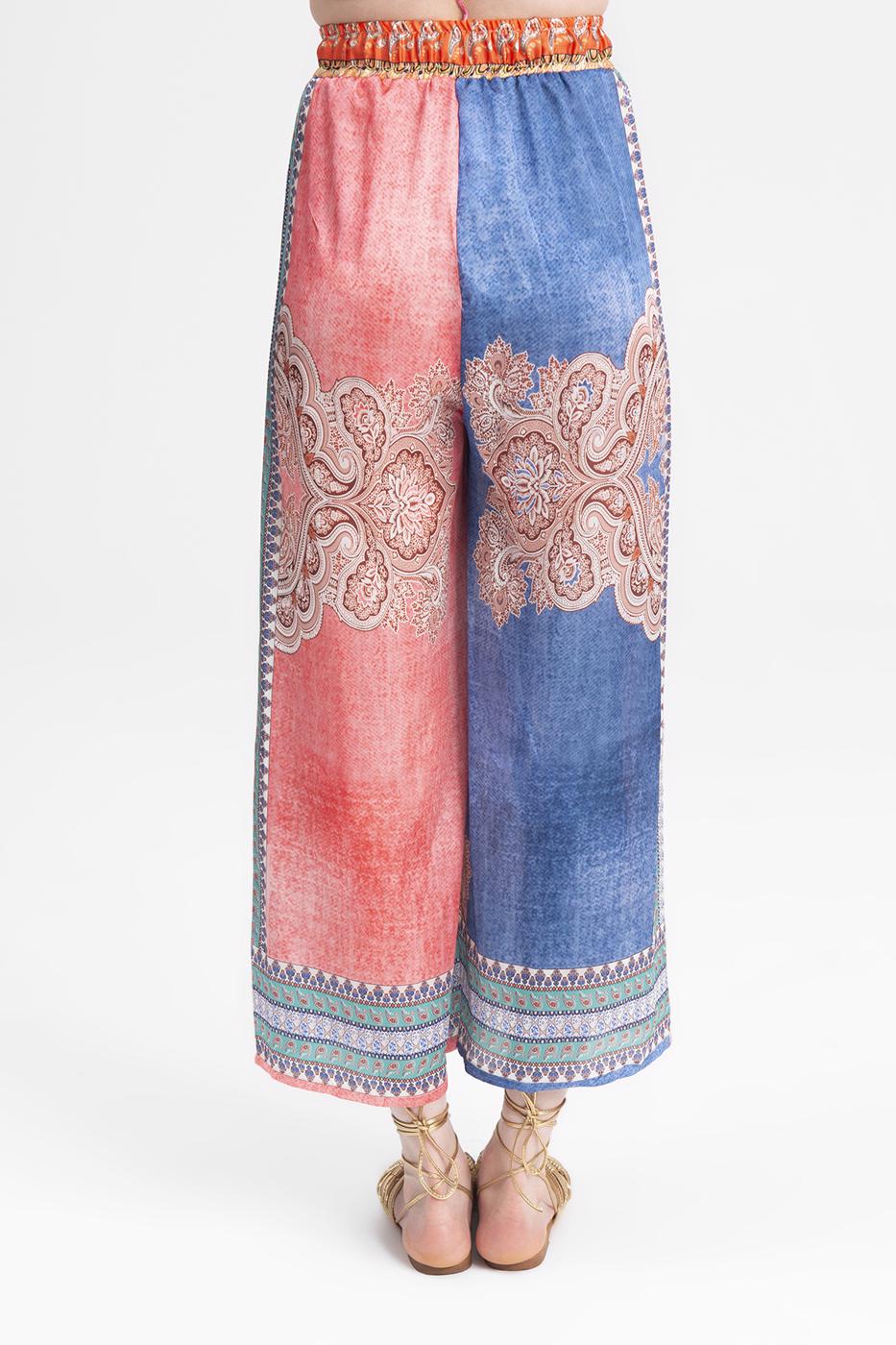 BSL Women Elastic Waist Band Baggy Pants - Godalming