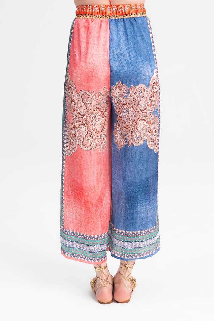 BSL Women Elastic Waist Band Baggy Pants - Godalming