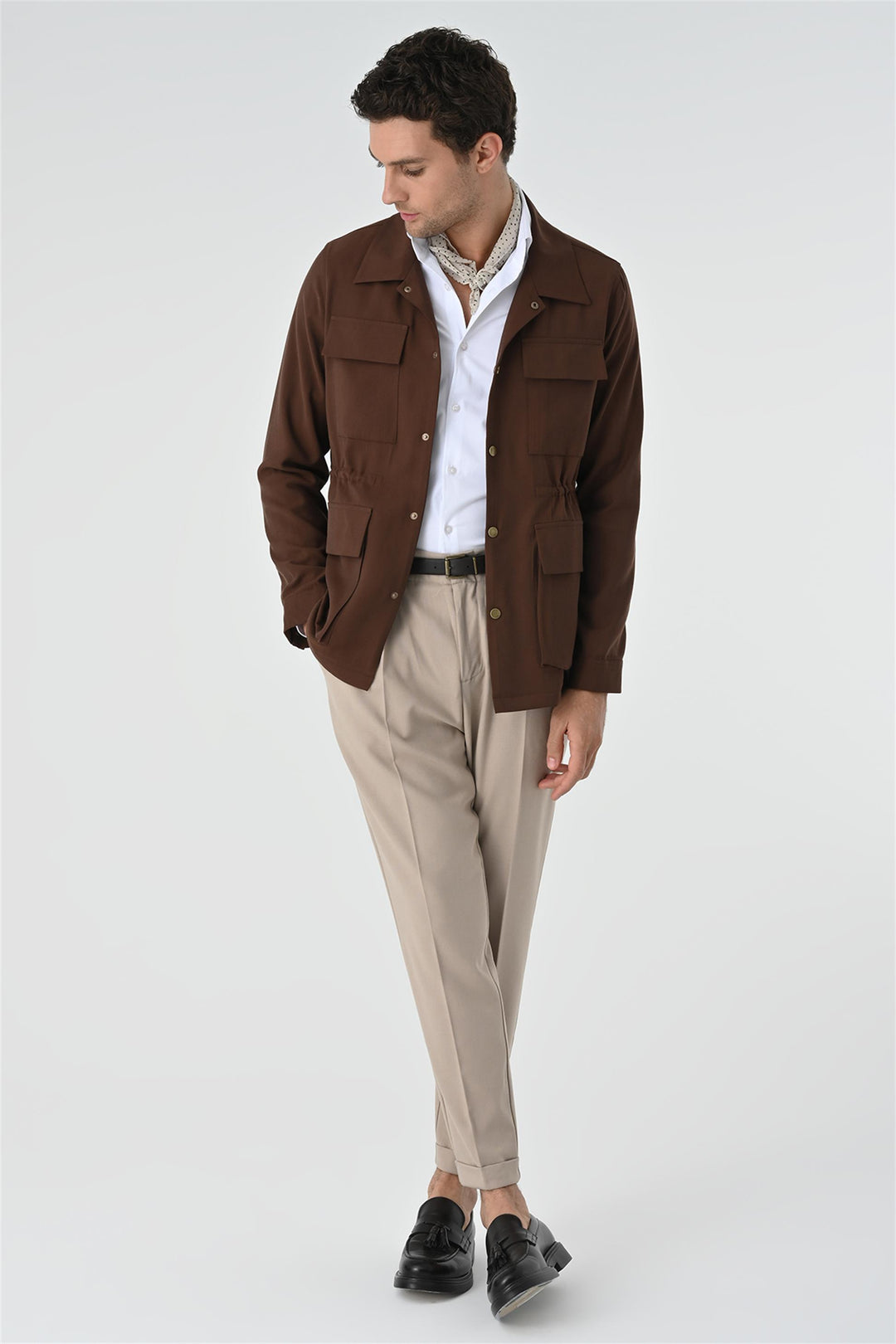 ANT Elastic Waist Safari Men's Jacket - Oxchuc