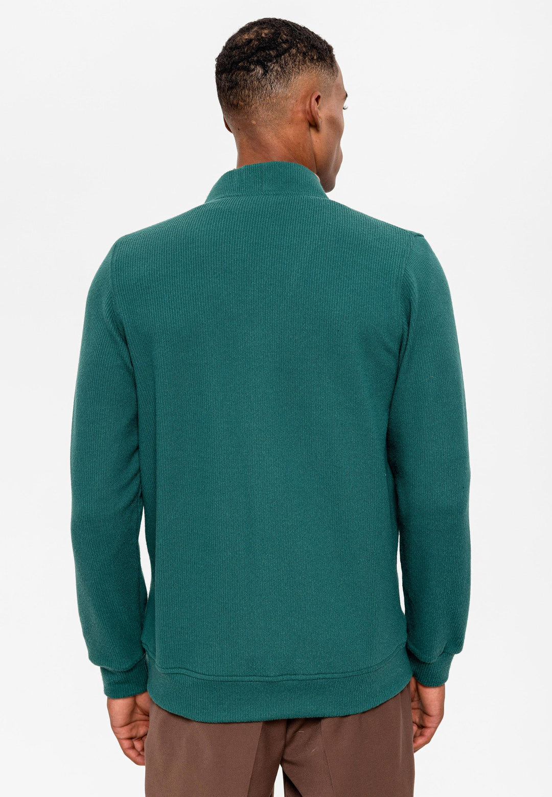 ANT V-Neck Men's Cardigan with Waist Elastic - Purísima de Bustos