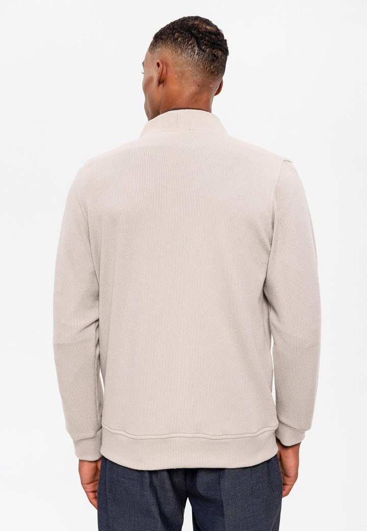 ANT V-Neck Men's Cardigan with Waist Elastic - Athis-Mons