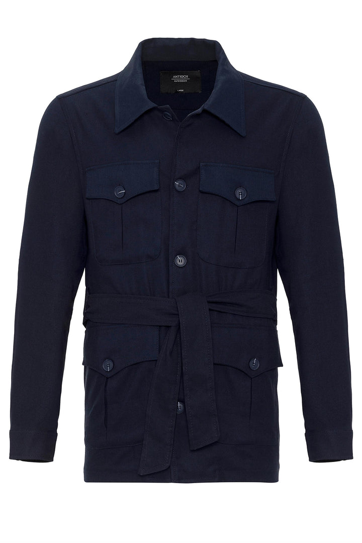 ANT Waist Belted Men's Seasonal Linen Coat - Culiacán