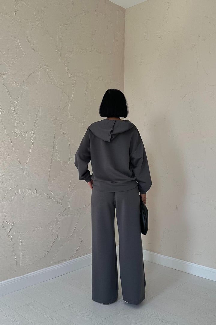 ELS Elasticated Waist Jacket and Pants Set - Smoke Gray - Cottage Grove