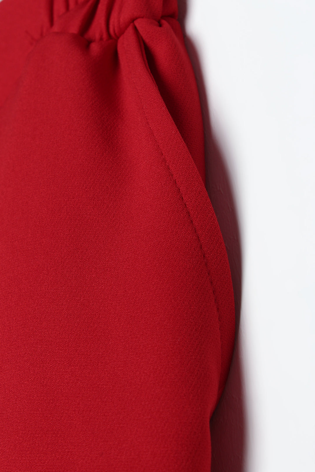TLD Women Allday Red High-Waisted Elasticated Trousers - South Bend