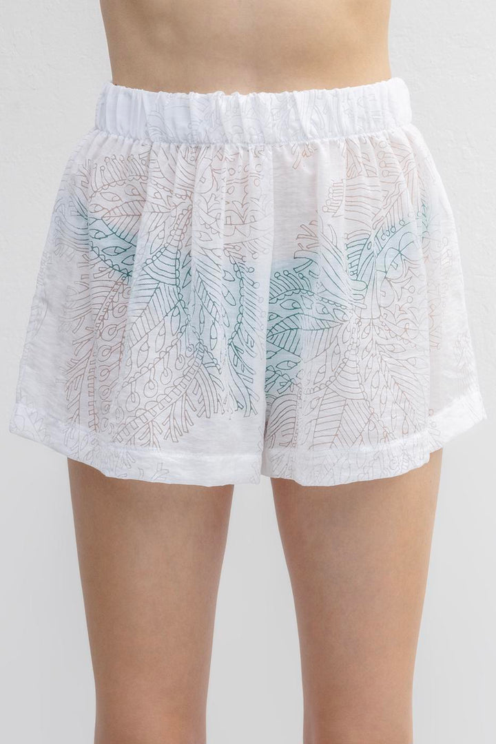 BSL Women Relaxed Cut Shorts with Elastic Waist - Clermont-Ferrand