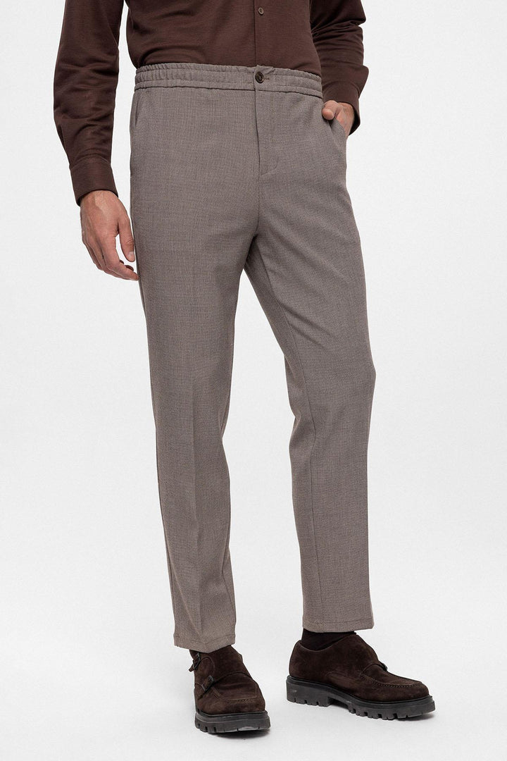ANT Regular Fit Men's Trousers with Elastic Waist - Marco de Canavezes