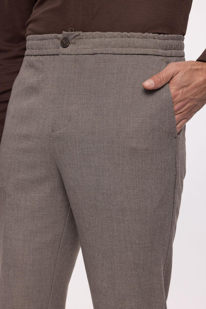 ANT Regular Fit Men's Trousers with Elastic Waist - Marco de Canavezes