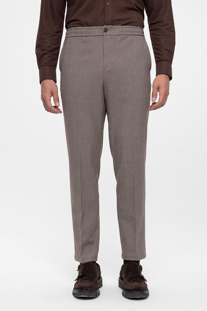 ANT Regular Fit Men's Trousers with Elastic Waist - Marco de Canavezes