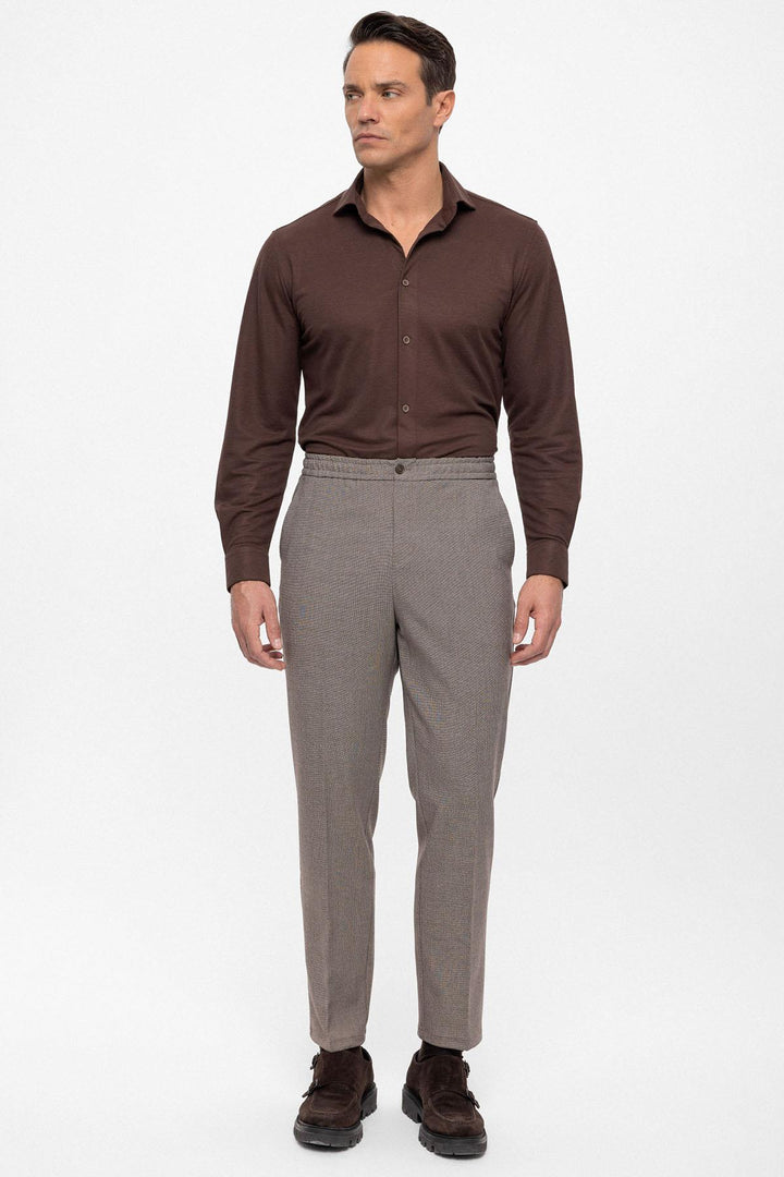 ANT Regular Fit Men's Trousers with Elastic Waist - Marco de Canavezes