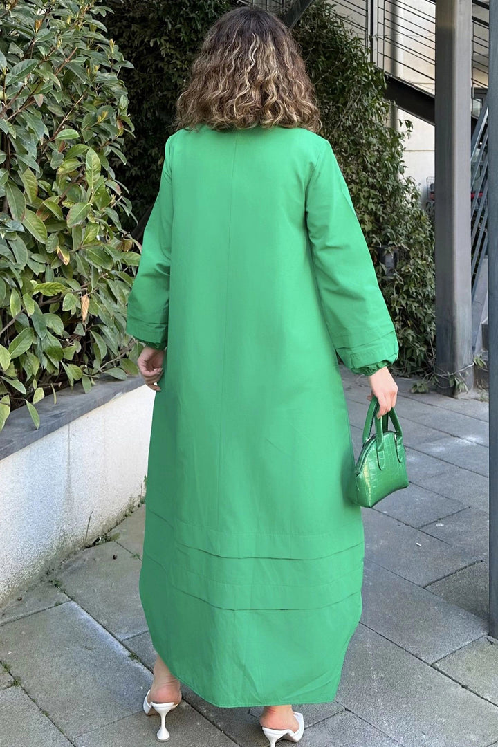 Benetton Oversize Sleeve Elastic Long Dress BCBSK-25700-3517 - Salford