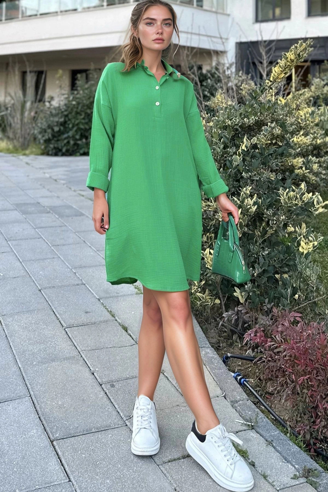 Benetton Oversize Mini Dress BCBSK-25700-3520 - Racine