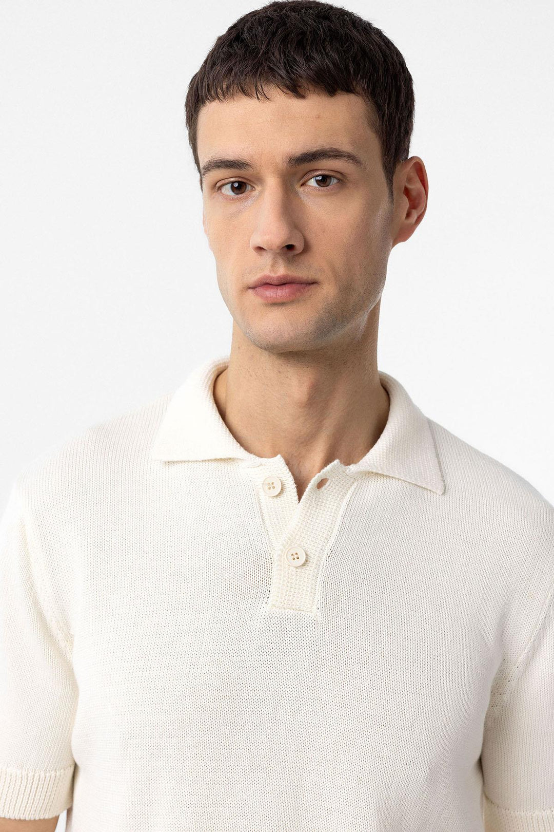 ANT Antioch Beyaz 100% Pamuk Polo Yaka Triko T-Shirt - Piscataway