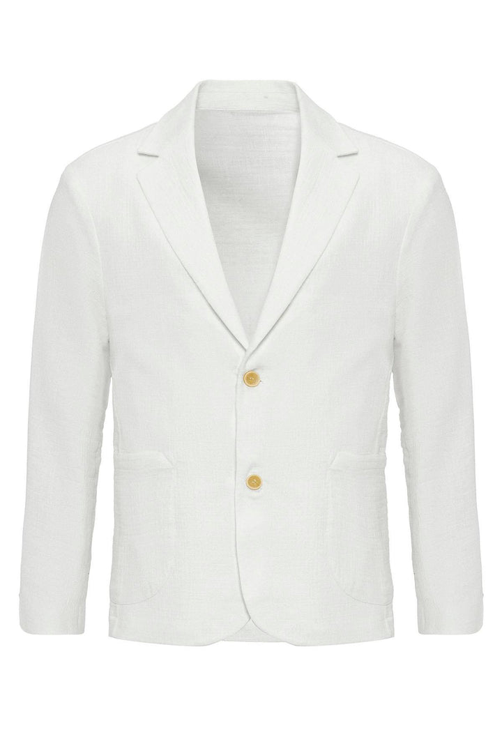 ANT Antioch Beyaz Astarsız Torba Cepli Erkek Blazer Ceket - Keighley