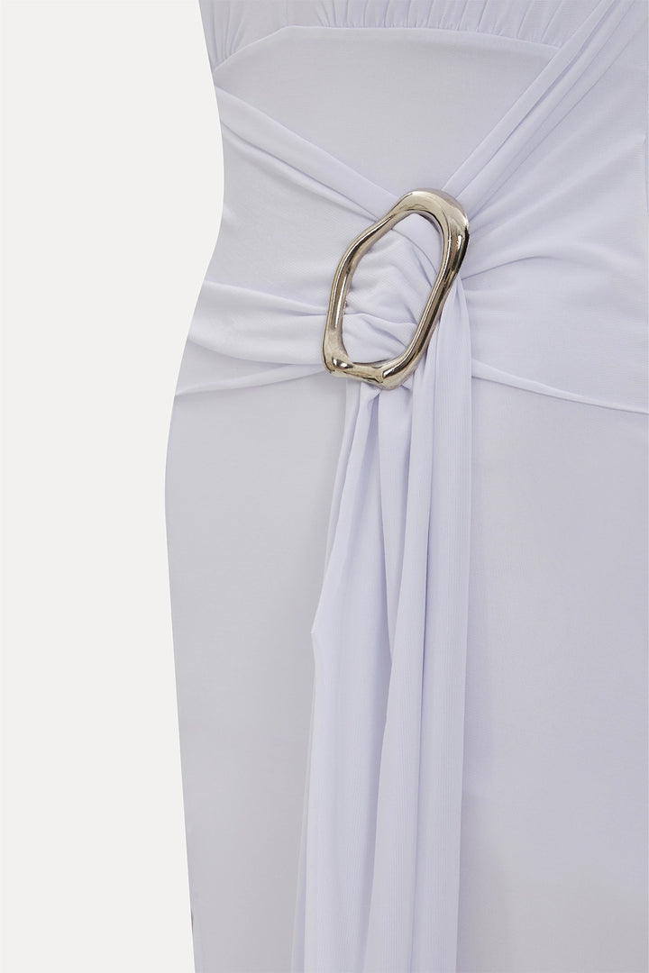 EYY Women White Basic Long Dress - Oosterhout