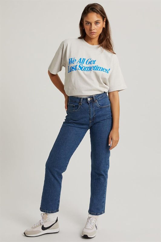 MDX Ecru Printed Oversized T-shirt MG1532 - Islip
