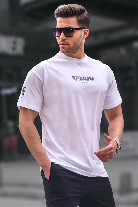 MDX White Bicycle Collar Men's T-shirt 6112 - El Prat de Llobregat
