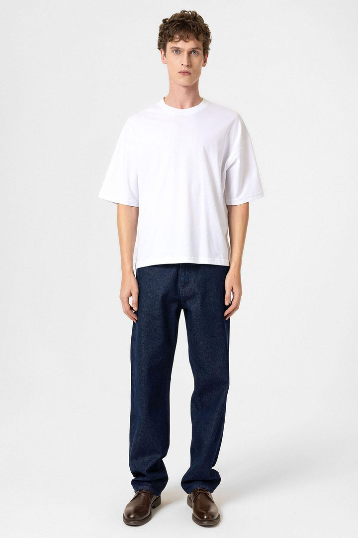 ANT Antioch White Crop Fit Men's T-Shirt - Amiens