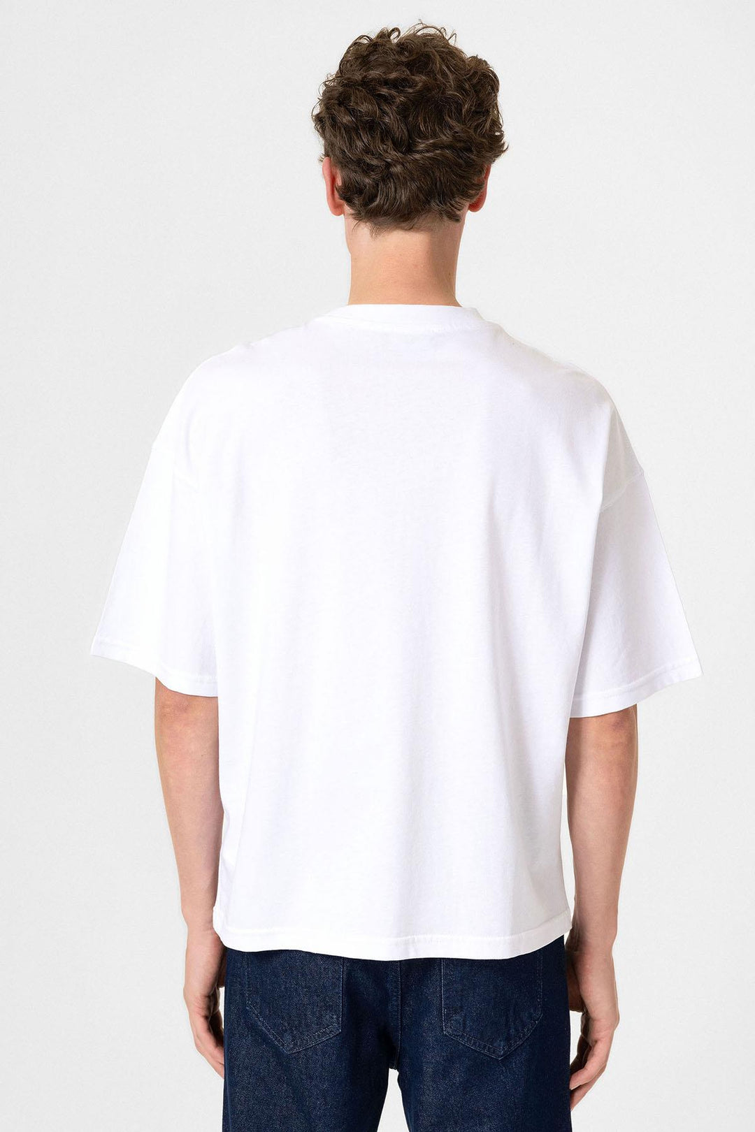 ANT Antioch White Crop Fit Men's T-Shirt - Amiens