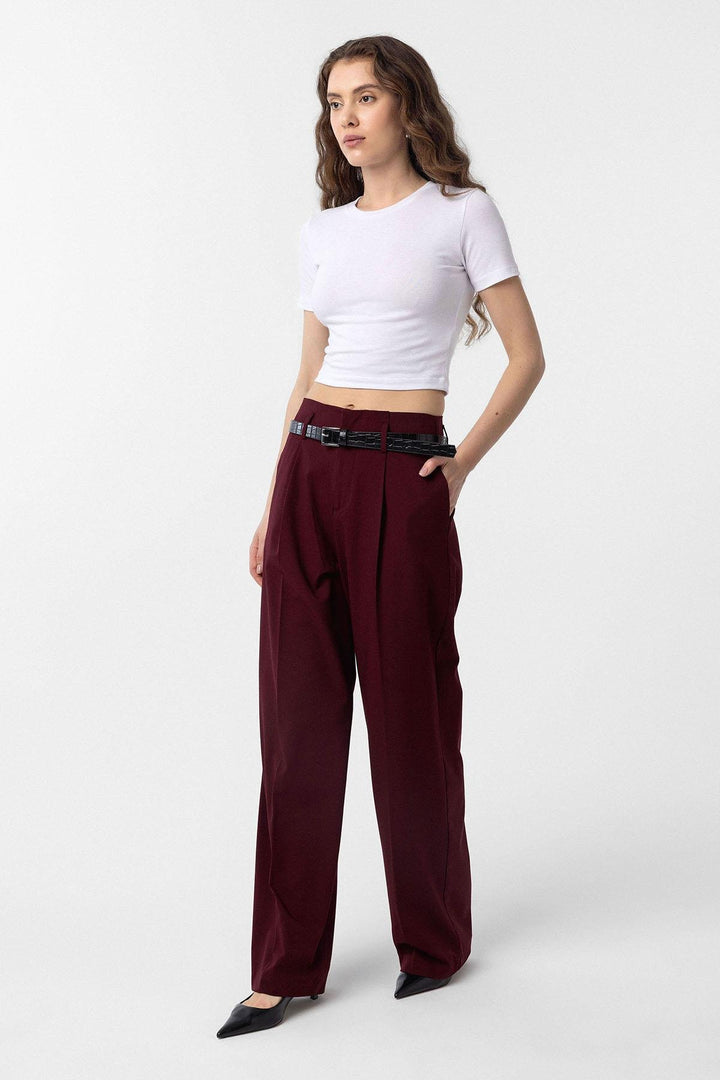 ANT Antioch White Crop Women's T-Shirt - Lynwood