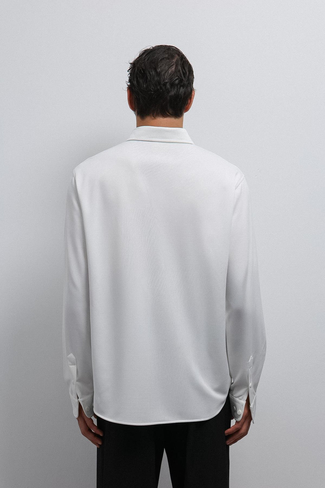 ANT Antioch White Buttoned Collar Relax Fit Men's Shirt - South Brunswick