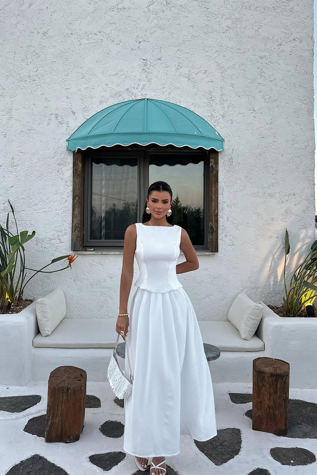 EYY Women White Emma Skirt Suit - Town Country