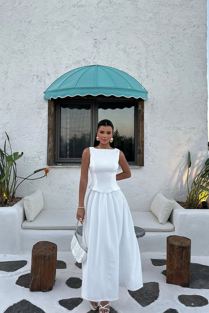 EYY Women White Emma Skirt Suit - Town Country