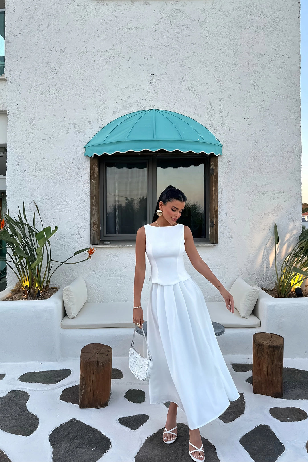EYY Women White Emma Skirt Suit - Town Country