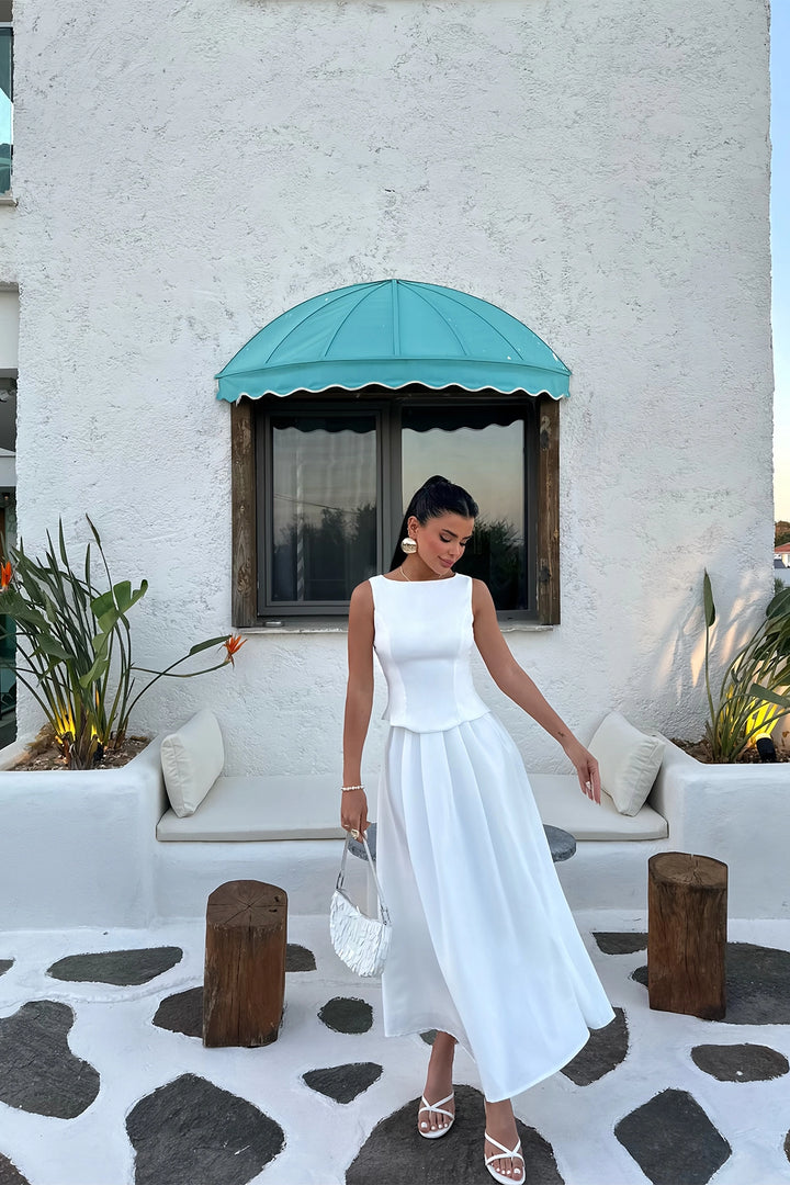 EYY Women White Emma Skirt Suit - Town Country