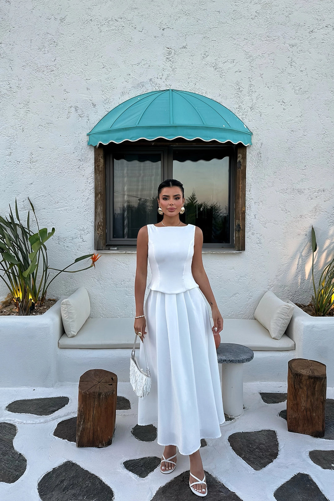 EYY Women White Emma Skirt Suit - Town Country