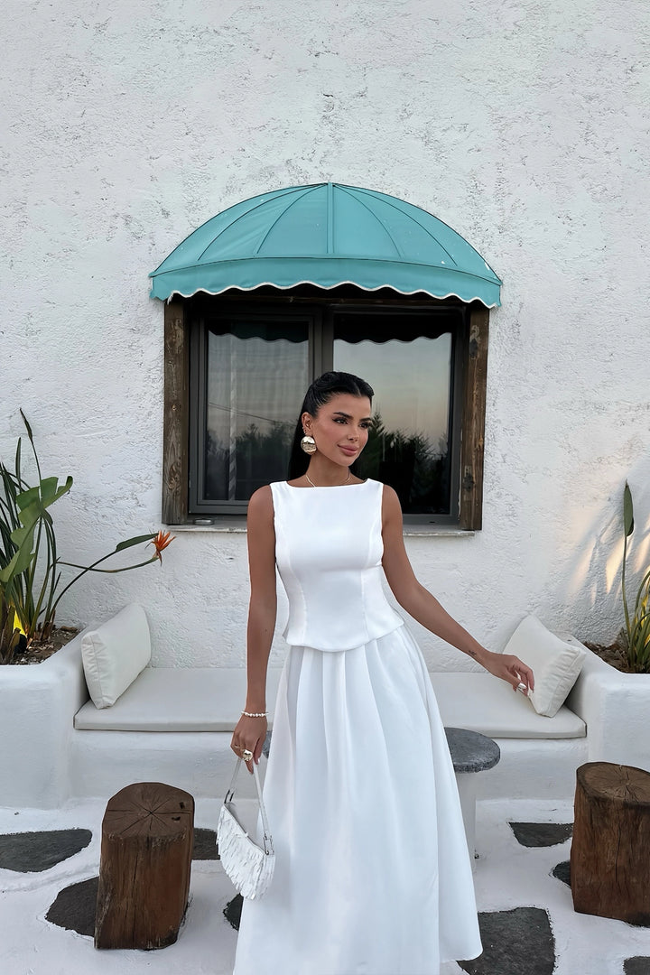 EYY Women White Emma Skirt Suit - Town Country