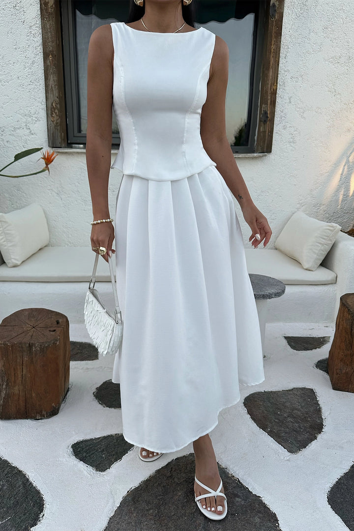 EYY Women White Emma Skirt Suit - Town Country