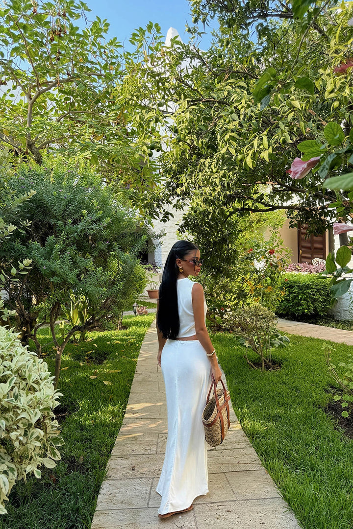 مجموعة EYY Women White Lacey Twin - سان فرانسيسكو دي لوس رومو