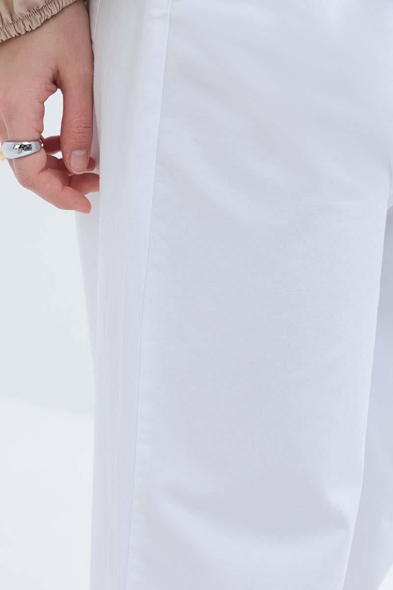 TLD Women Allday White Wide Leg Gabardine Pants - King’s Lynn