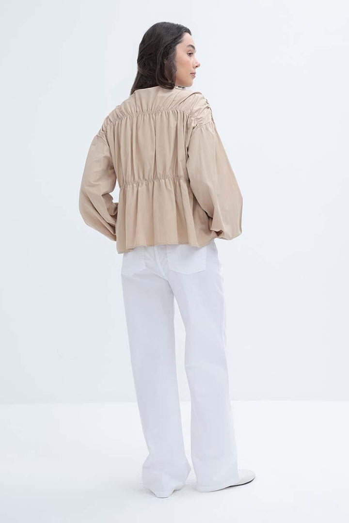 TLD Women Allday White Wide Leg Gabardine Pants - King’s Lynn
