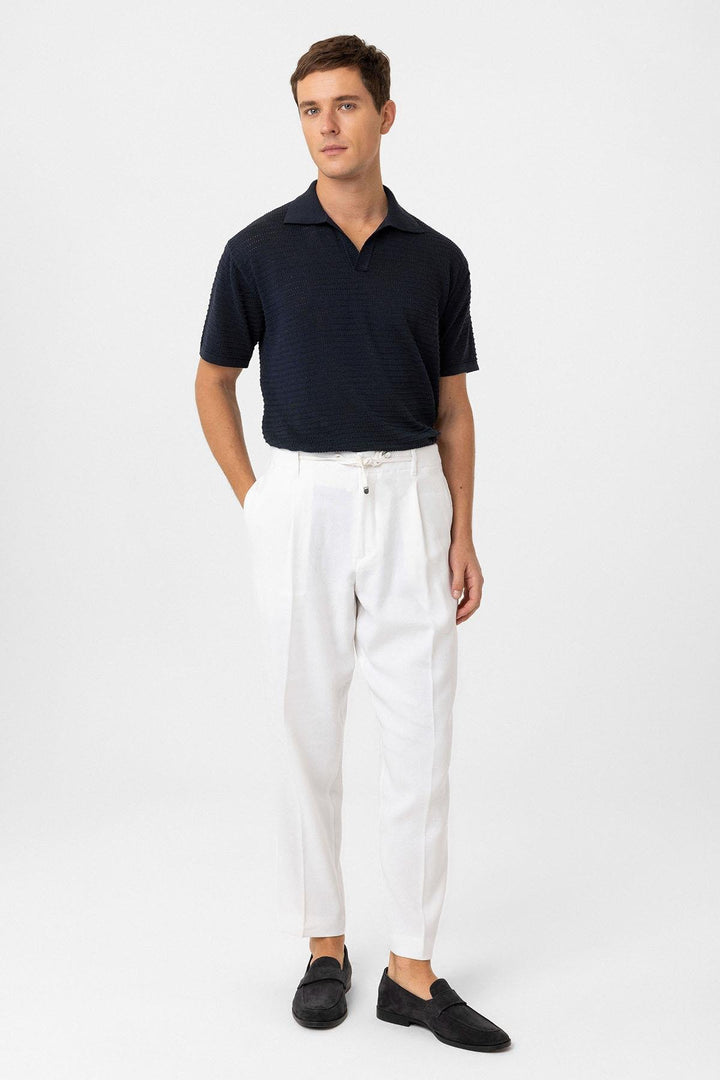 ANT Antioch Beyaz Jogger Relaxed Fit  Erkek Pantolon - Des Plaines