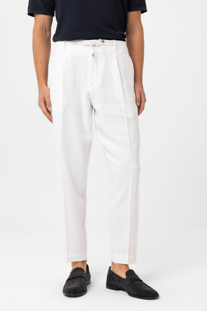 ANT Antioch Beyaz Jogger Relaxed Fit  Erkek Pantolon - Des Plaines