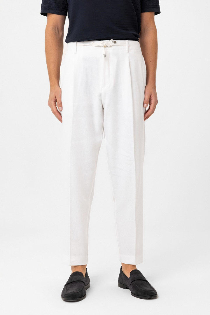 ANT Antioch Beyaz Jogger Relaxed Fit  Erkek Pantolon - Des Plaines