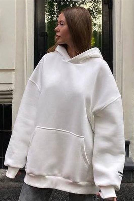 MDX White Hooded Oversized Sweatshirt MG1566 - Coachella