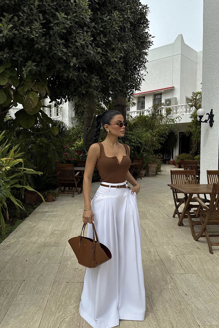 EYY Women White Merian Pants - Vancouver